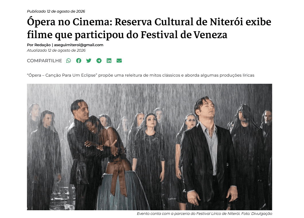 A Seguir: Niterói